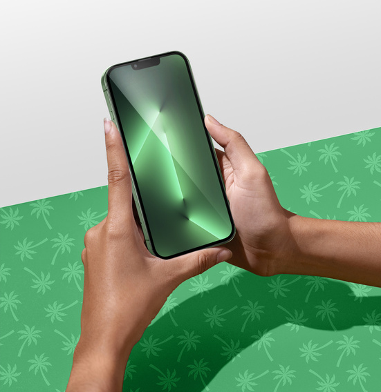 Sticlă temperată 5D Full Glue Smart Palm pentru iPhone 13/13 Pro/16e