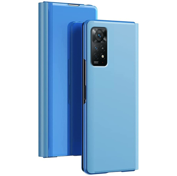 Huse pentru Xiaomi Redmi Note 11 Pro 4G / 5G, Clear View, albastru