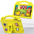 Husă pentru copii pentru iPad mini 7.9" 2019/2015/2014/2013/2012 (5/4/3/2/1 gen.), Cute Patterns, cu suport, galben