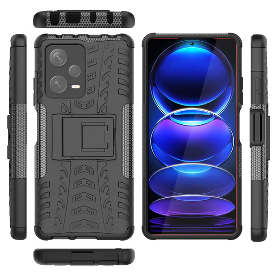 Huse pentru Xiaomi Redmi Note 12 Pro+ 5G, Tire Armor, negru