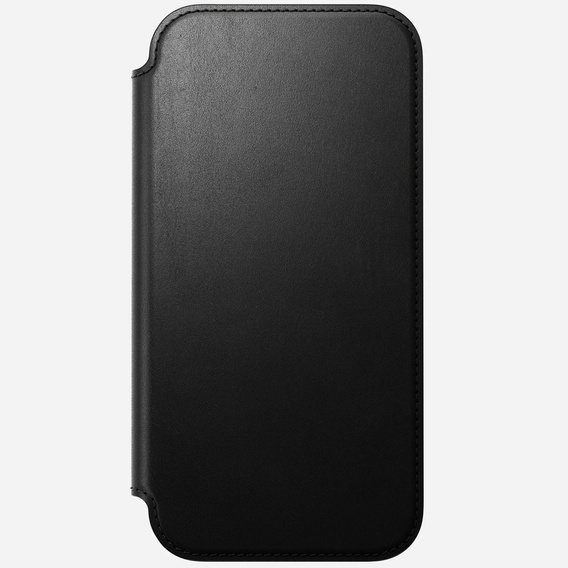 Husă Nomad pentru iPhone 17 Pro Max, Folio din piele modernă, negru