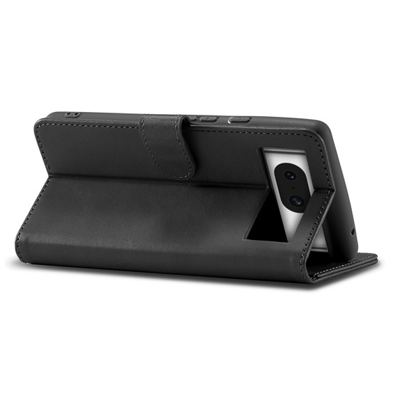 Cu clapetă pentru Google Pixel 8A, LC.IMEEKE, negru