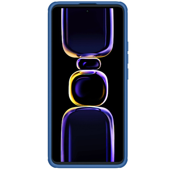 Carcasă NILLKIN pentru Poco F5 Pro 5G, Super Frosted Shield Case, albastru
