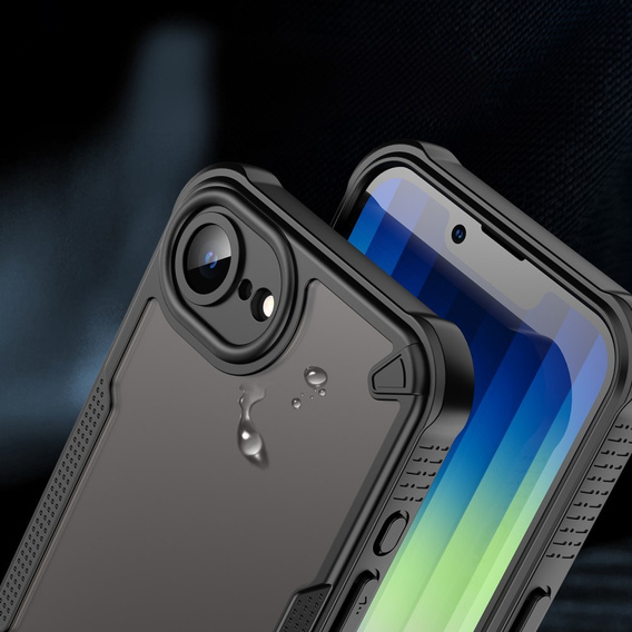 Husă pentru Iphone 16E, Armor Frosted Case, negru