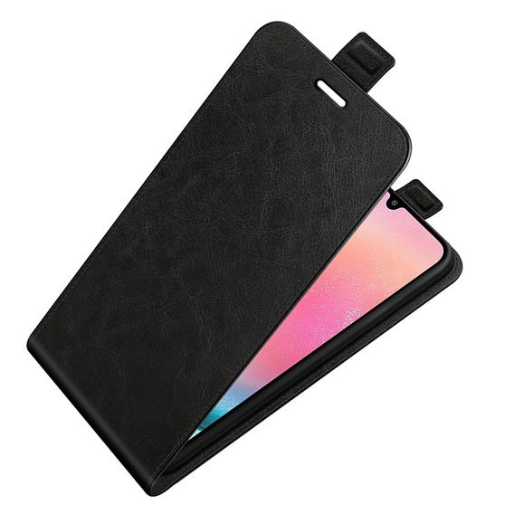 Cu clapetă pentru Samsung Galaxy A25 5G, Flip, negru