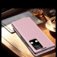 Husă cu clapetă pentru Samsung Z Fold5 5G, Smart View Wallet, roz