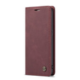 Husa CASEME pentru Samsung Galaxy S7, Leather Wallet Case, maroon