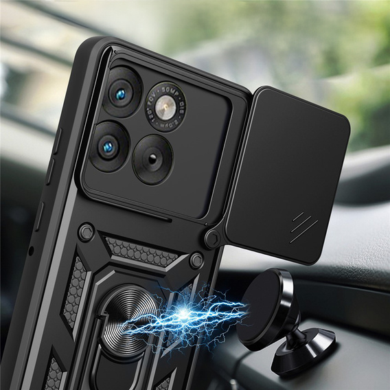 Husă blindată CamShield Slide cu capac pentru cameră și inel pentru Motorola Edge 70