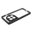 Carcasă pentru OnePlus 12 5G, Fusion Hybrid, cu protecție pentru camera foto, transparent / negru