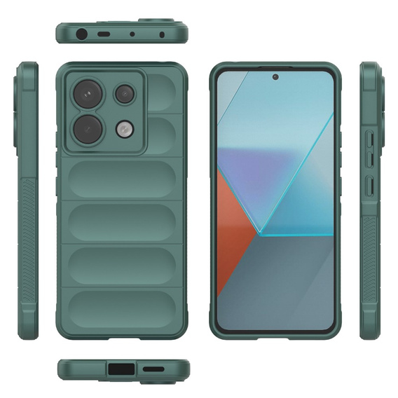Huse pentru Xiaomi Redmi Note 13 Pro 5G, Gaming Shockproof, verde