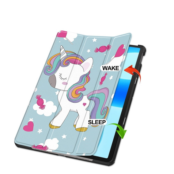 Husă pentru Huawei MatePad 11.5 2024, Smartcase, unicorn