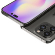 Sticlă călită 3D pentru iPhone 15 Pro Max, negru