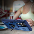Husă pentru Samsung Galaxy S25 Ultra, KickStand Camera Lens, albastru