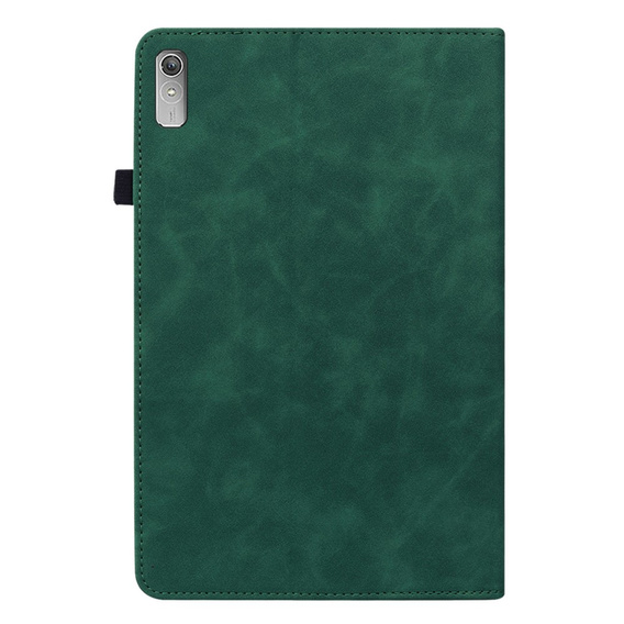 Huse pentru Lenovo Tab P11 Gen 2, Wallet Pen Slot, verde