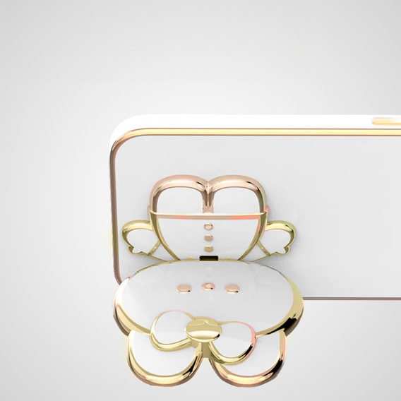 Carcasă pentru Xiaomi Redmi 13, Bunny, alb