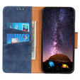 Cu clapetă pentru Samsung Galaxy S25 Edge, Crazy Horse Wallet, albastru