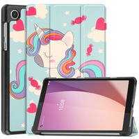 Husă pentru Lenovo Tab M8 Gen 4 TB-300FU, Smartcase, unicorn