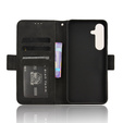 Cu clapetă pentru Samsung Galaxy S25 FE, Card Slot, negru