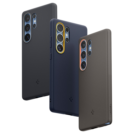 Carcasă Spigen pentru Samsung Galaxy S25 Ultra, Nano Pop MagSafe, albastru închis + sticlă temperată 9H