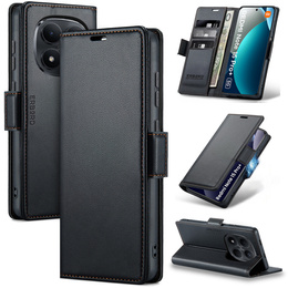 Husă flip lucioasă ERBORD Litchi pentru Xiaomi Redmi Note 15 Pro Plus 5G / Poco M8 Pro 5G