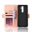 Cu clapetă pentru Xiaomi Redmi Note 8 Pro, Card Slot, roz