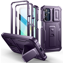 Husă blindată pentru Samsung Galaxy A16, Dexnor Full Body (Two Frames), violet