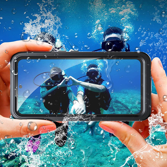 Husă impermeabilă IP68 pentru Samsung Galaxy A54 5G, negru