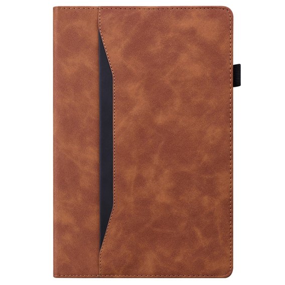 Husă pentru Xiaomi Redmi Pad Pro / Xiaomi Poco Pad, Classic, cu spațiu pentru stylus, maro