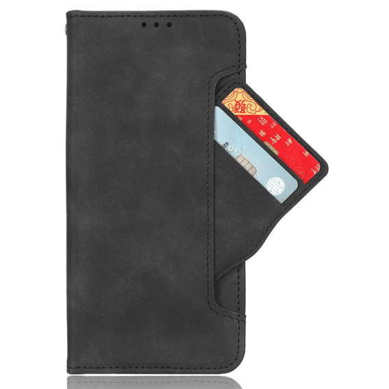 Cu clapetă pentru Oppo Reno 13, Card Slot, negru