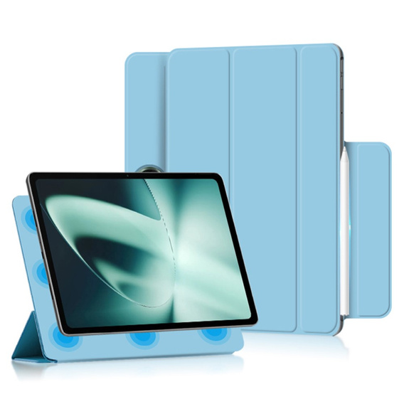 Husă pentru OnePlus Pad, Magnetic smartcase, albastru