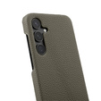 Carcasă MELKCO pentru Samsung Galaxy S24, din piele, gri