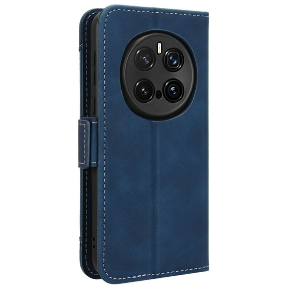 Cu clapetă pentru Honor Magic 7 Pro, Card Slot, albastru închis