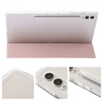 Husă pentru Samsung Galaxy Tab S9 Ultra, Smartcase Hybrid, cu spațiu pentru stylus, roz