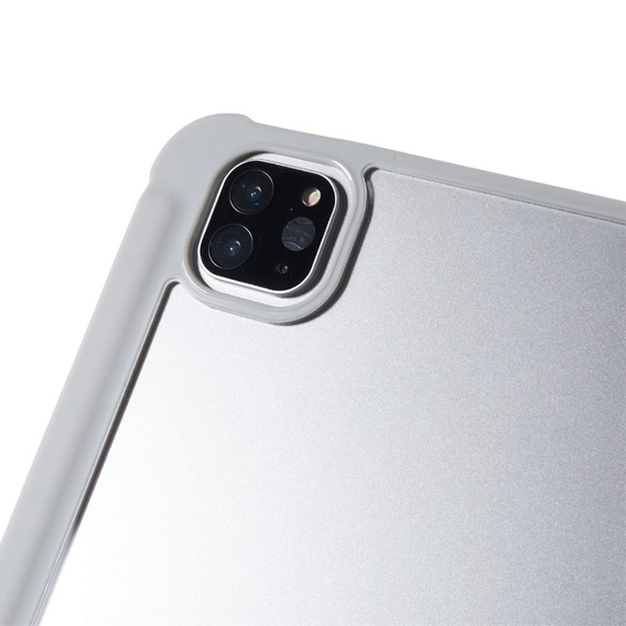 Husă pentru iPad Pro 12.9" 2022/2021/2020 (6/5/4 gen.), Smartcase Hybrid, cu spațiu pentru stylus, gri