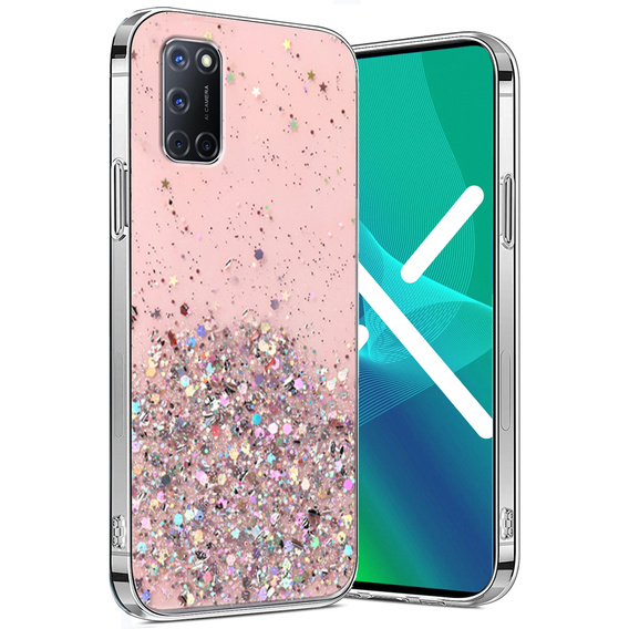 Huse pentru Oppo A52 / A92 / A72, Glittery, roz