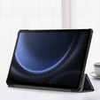Husă pentru Samsung Galaxy Tab S9 FE+ Plus, Smartcase cu spațiu pentru stylus, negru