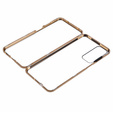 Husa pentru Samsung Galaxy A16, Magnetic Dual Glass, de aur
