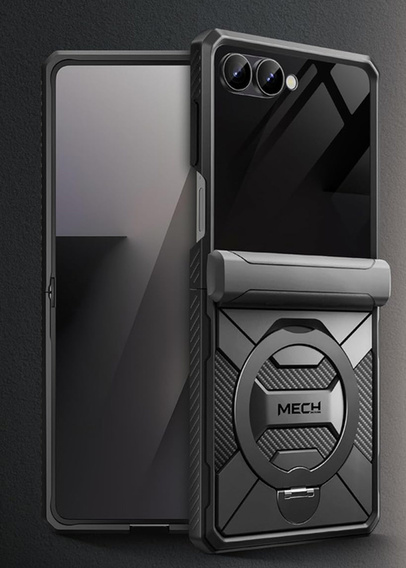 Husă Tongate MECH cu MagSafe pentru Samsung Galaxy Z Flip7 FE / Z Flip6, verde