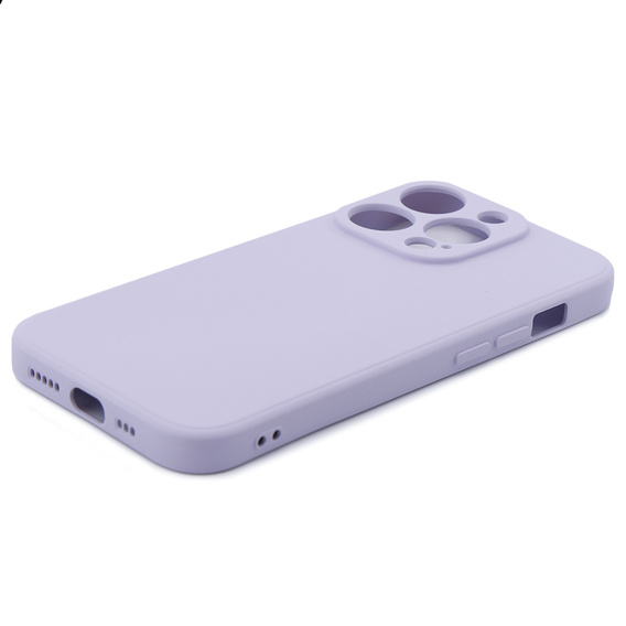 Husa pentru iPhone 15 Pro Max, Silicone Lite, violet