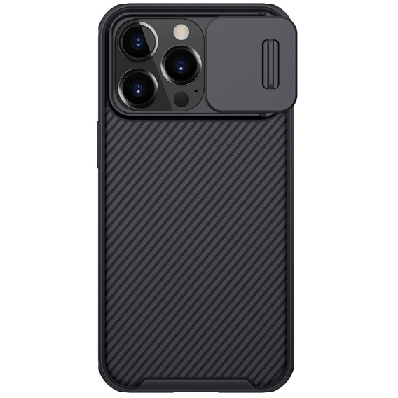 Carcasă blindată Nillkin pentru iPhone 13 Pro, CamShield Pro, albastru