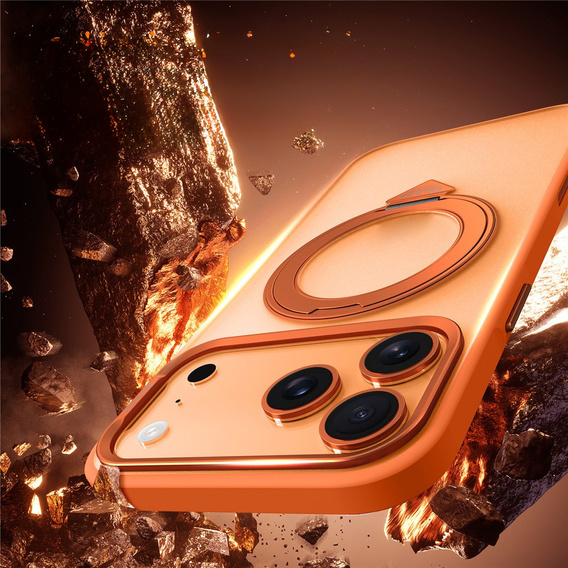 SULADA Magnetic Matte - Husă MagSafe cu suport pentru iPhone 17 Pro