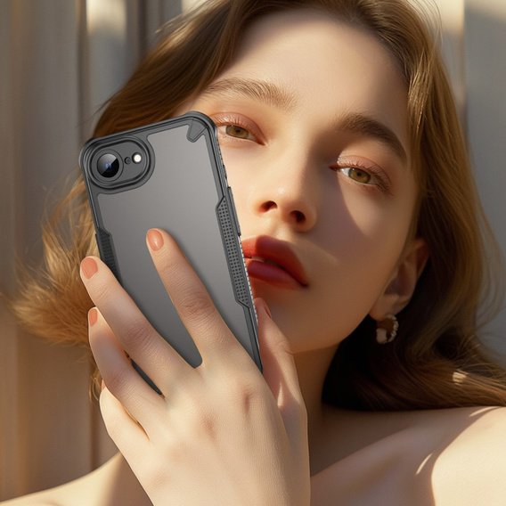 Husă pentru Iphone 16E, Armor Frosted Case, negru