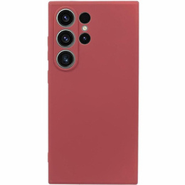 Husa pentru Samsung Galaxy S24 Ultra, Silicone Lite, roșu