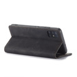 Husa CASEME pentru Samsung Galaxy A51, Leather Wallet Case, negru