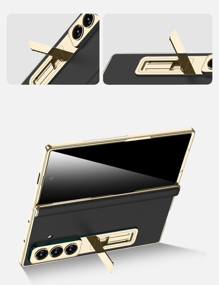Carcasă GKK cu sticlă și suport pentru Samsung Galaxy Z Fold7 5G