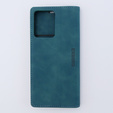 Husă pentru Xiaomi Redmi Note 12 4G, ERBORD Vintage, portofel cu clapetă, albastru