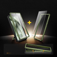 Carcasă pentru Samsung Galaxy S24 Ultra, seria Tongate MECH cu suport, verde