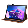 Husă pentru Lenovo Tab M10 Plus 10.6 Gen 3 TB-125F TB-128F, Butterfly, maro