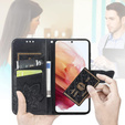 Cu clapetă pentru Oppo Reno 11F 5G, Butterfly, negru