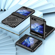 Husă pentru Samsung Galaxy Z Flip7 FE / Z Flip6, Mechanical Legend, negru